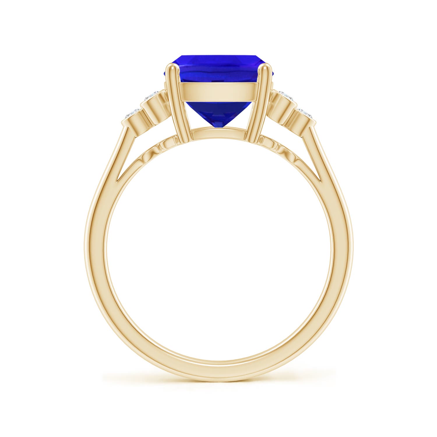 AAA - Tanzanite / 2.73 CT / 14 KT Yellow Gold