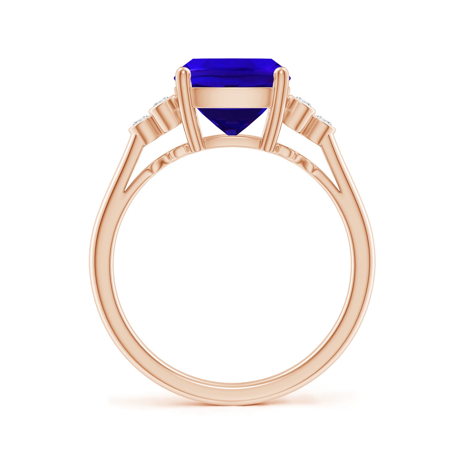 AAAA - Tanzanite / 2.73 CT / 14 KT Rose Gold