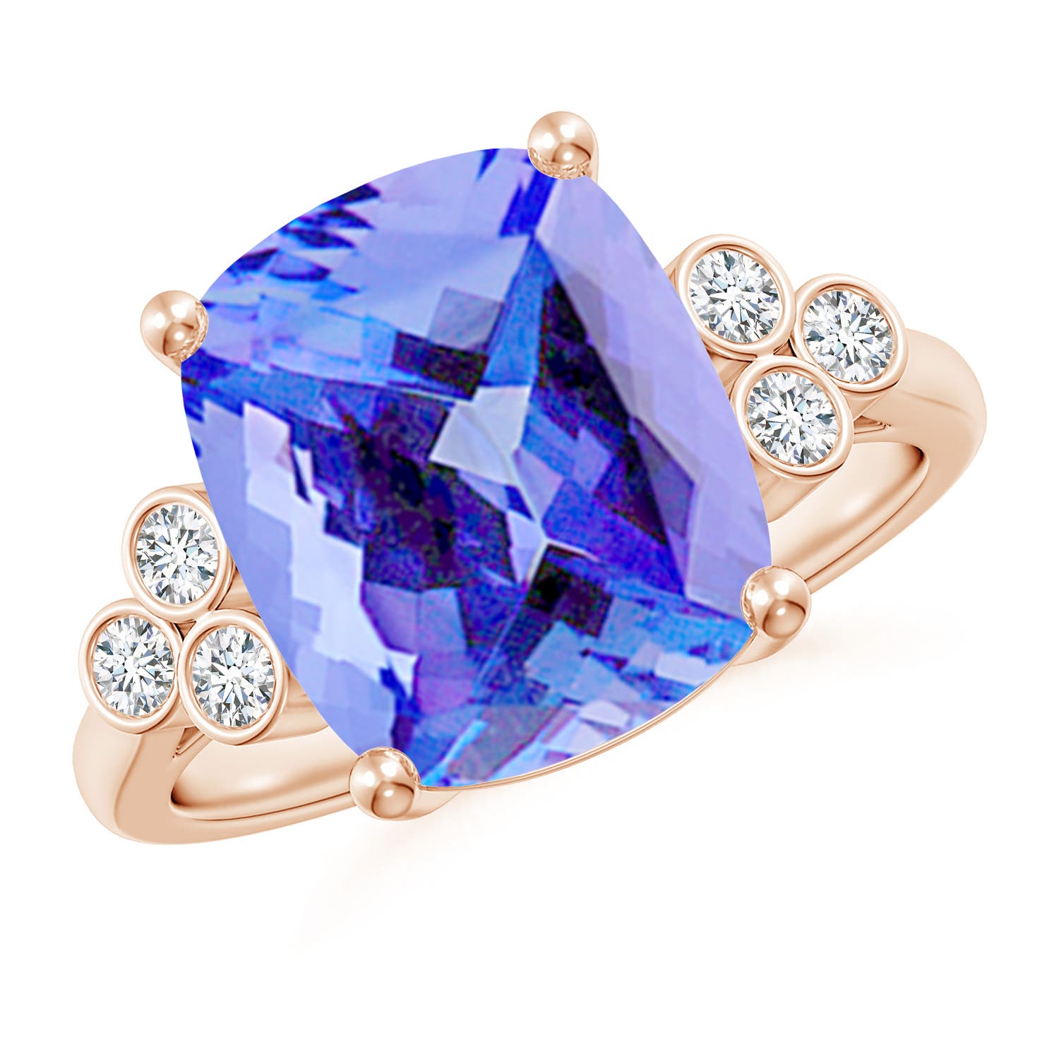 AA - Tanzanite / 4.67 CT / 14 KT Rose Gold