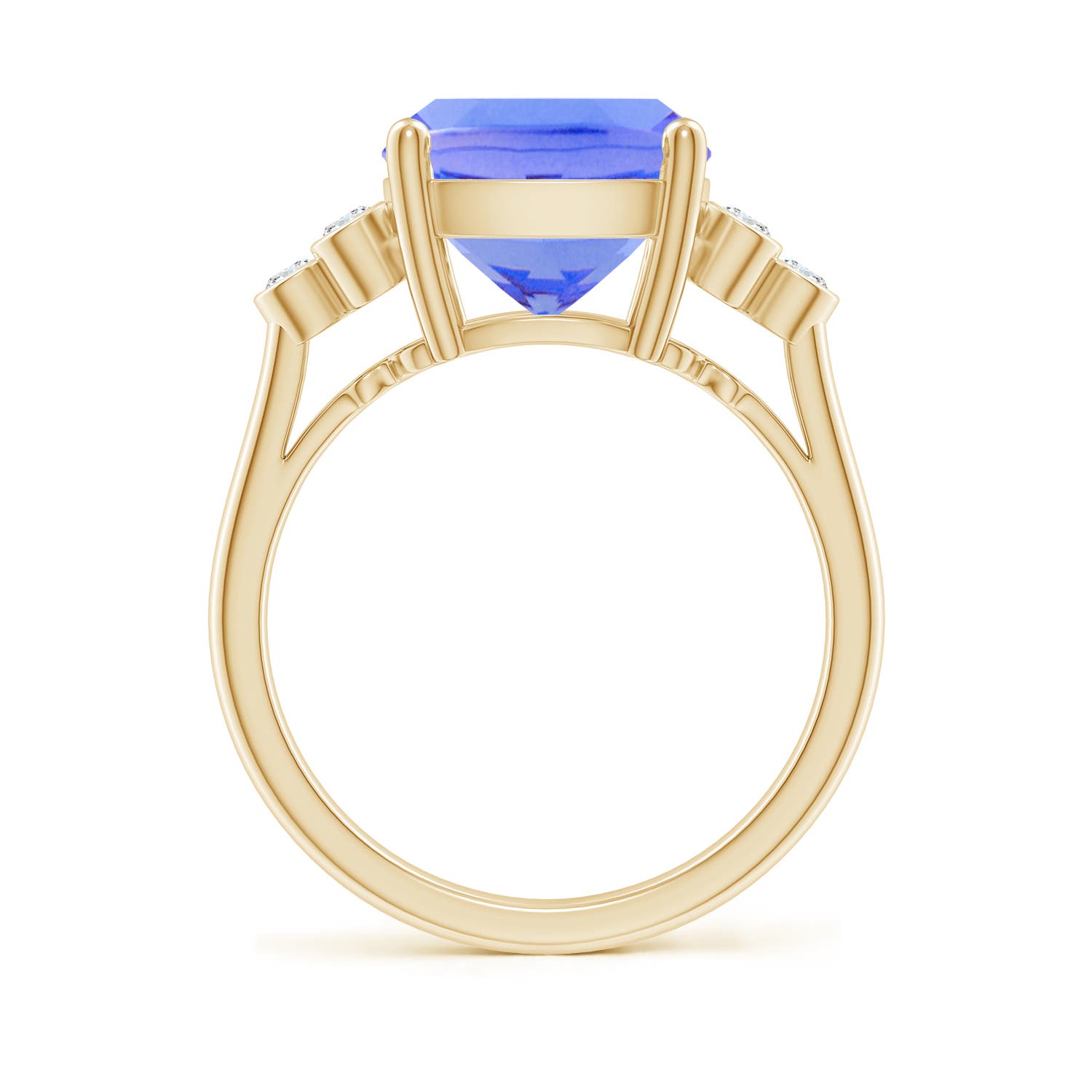 AA - Tanzanite / 4.67 CT / 14 KT Yellow Gold