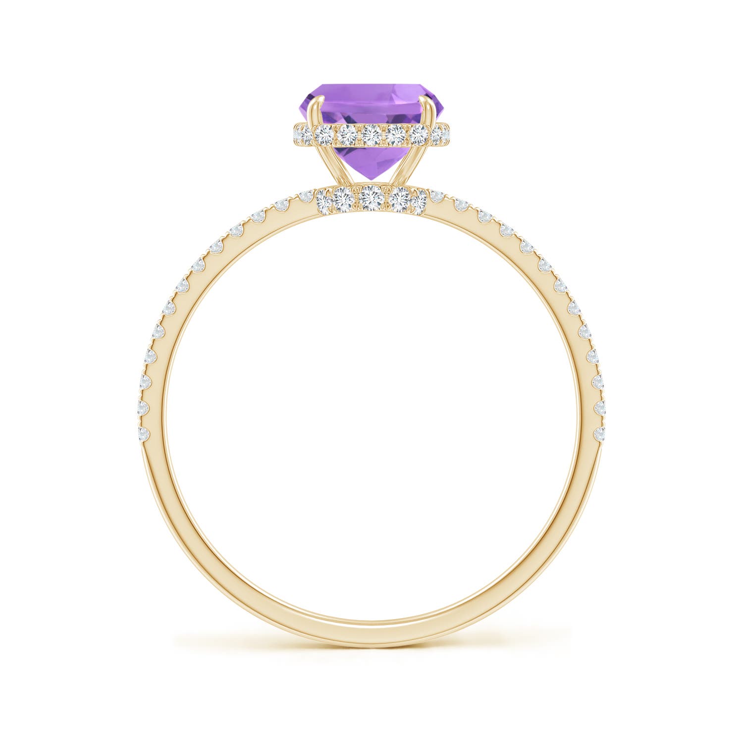 A - Amethyst / 1.5 CT / 14 KT Yellow Gold