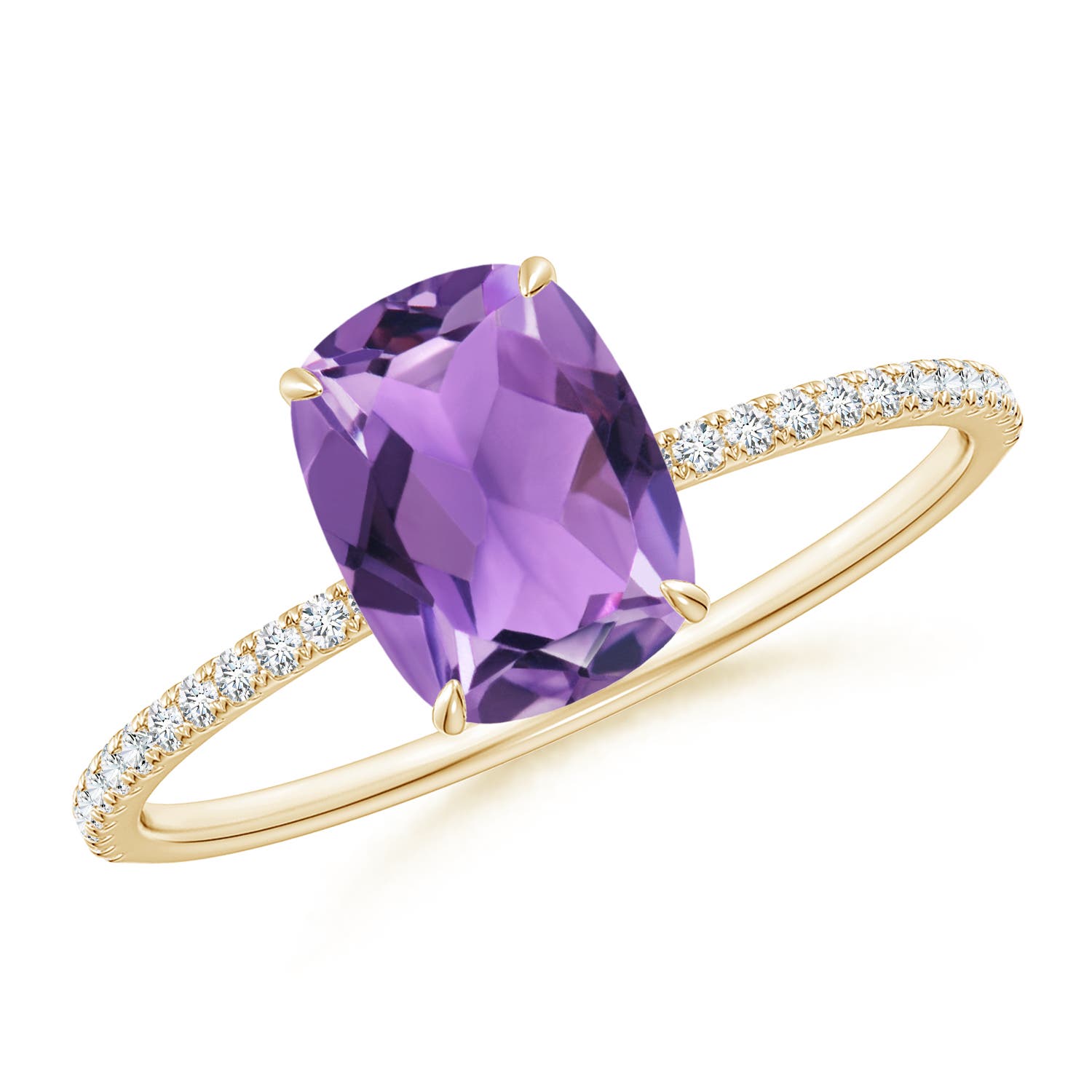 AA - Amethyst / 1.5 CT / 14 KT Yellow Gold