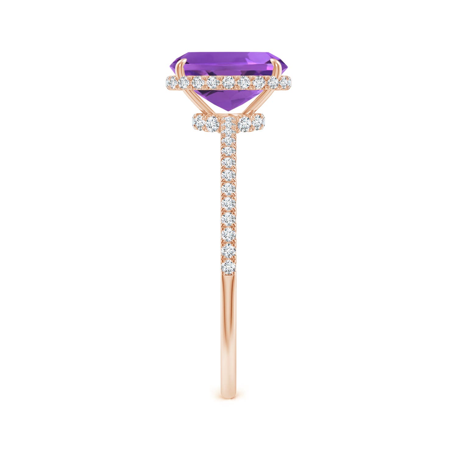 AAA - Amethyst / 1.5 CT / 14 KT Rose Gold