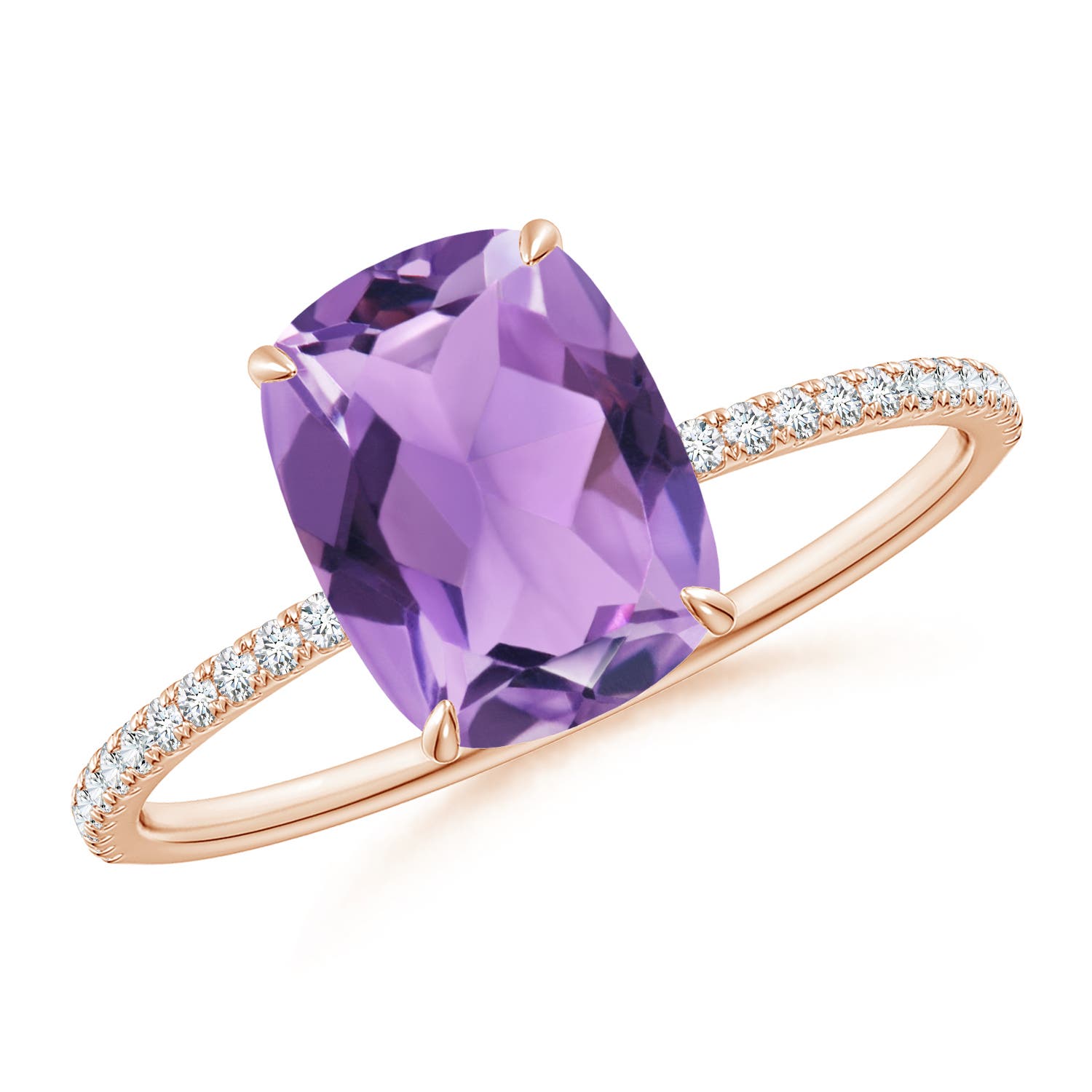 A - Amethyst / 2.35 CT / 14 KT Rose Gold