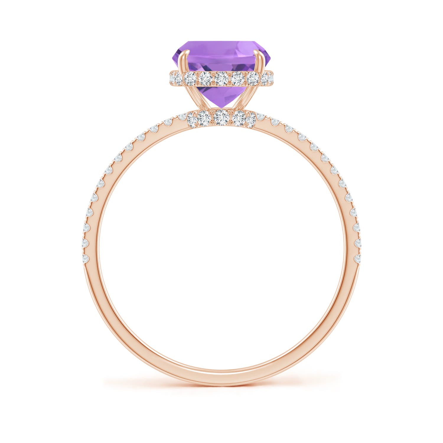 A - Amethyst / 2.35 CT / 14 KT Rose Gold