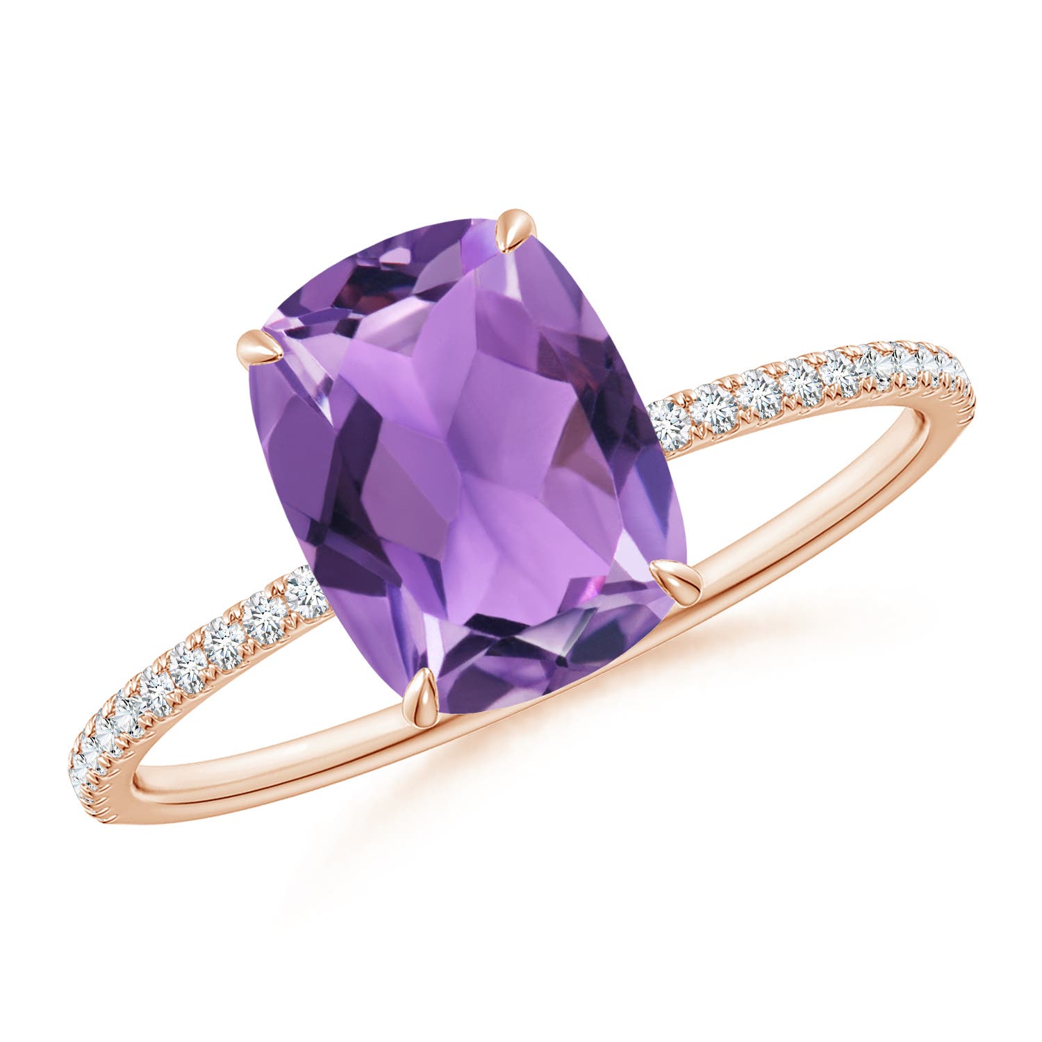 AA - Amethyst / 2.35 CT / 14 KT Rose Gold