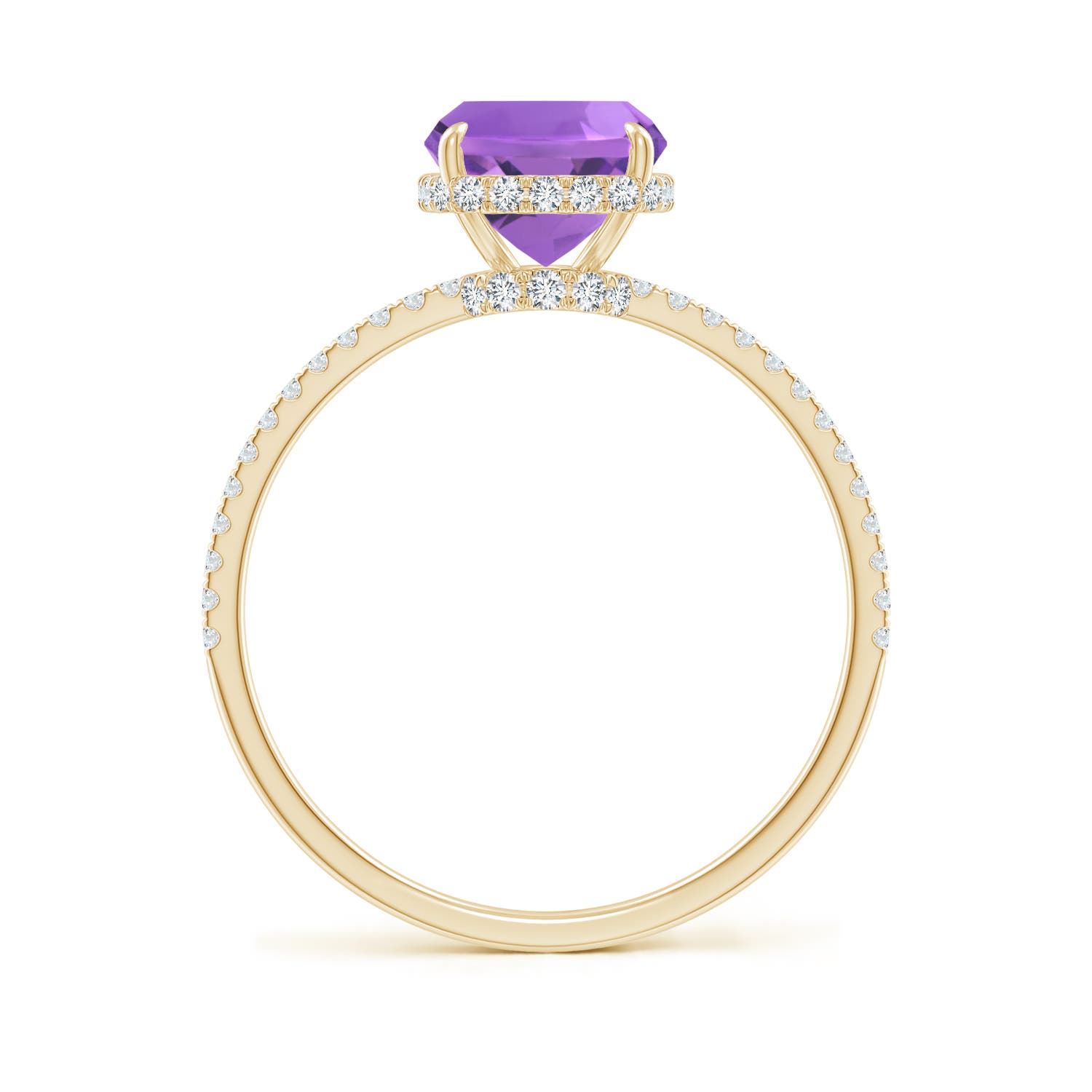 AA - Amethyst / 2.35 CT / 14 KT Yellow Gold