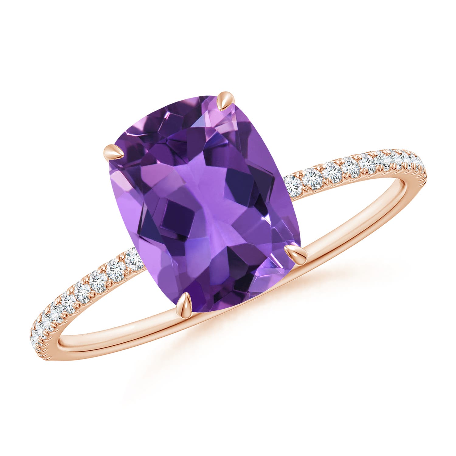 AAA - Amethyst / 2.35 CT / 14 KT Rose Gold