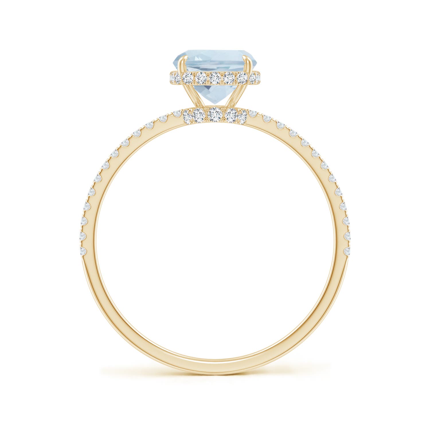 A - Aquamarine / 1.51 CT / 14 KT Yellow Gold