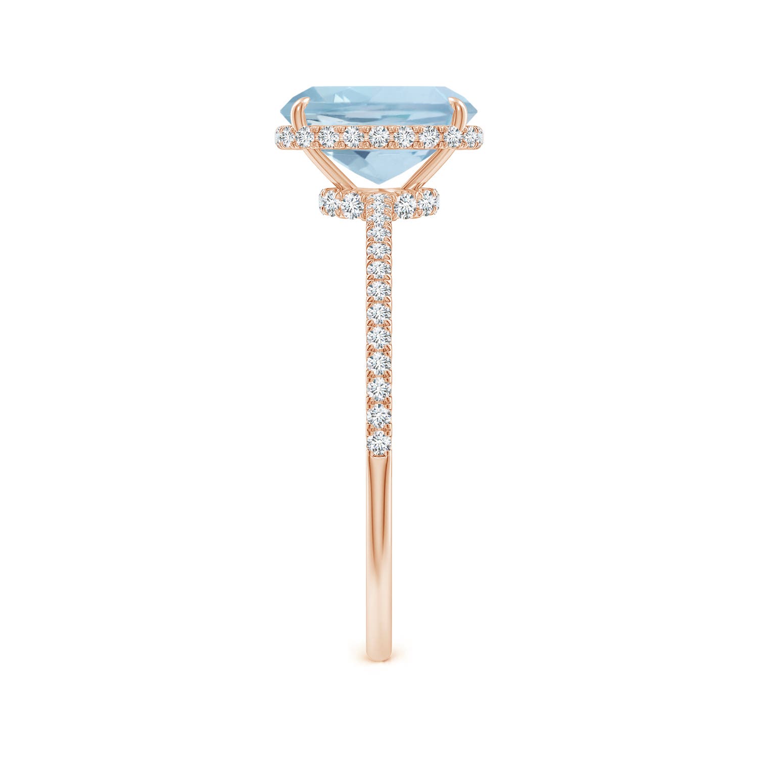 AA - Aquamarine / 1.51 CT / 14 KT Rose Gold