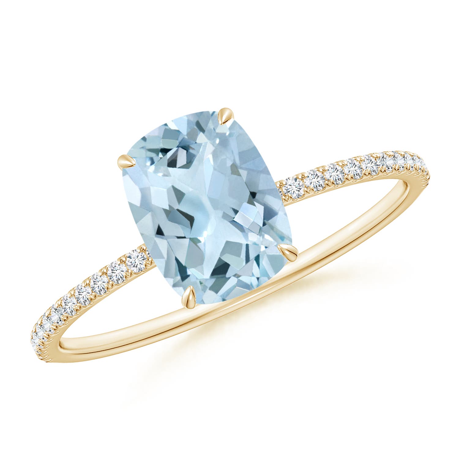 AA - Aquamarine / 1.51 CT / 14 KT Yellow Gold