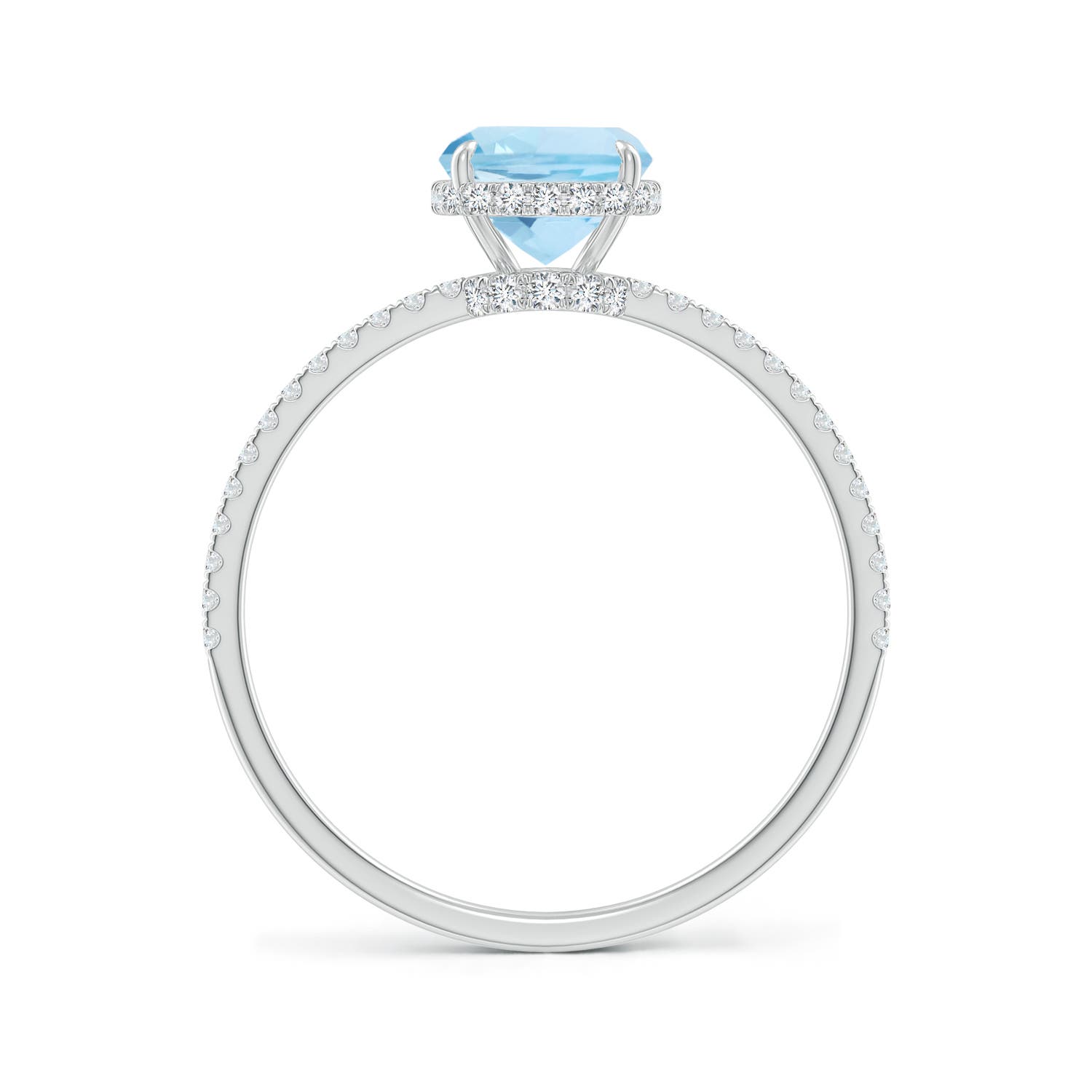 AAA - Aquamarine / 1.51 CT / 14 KT White Gold