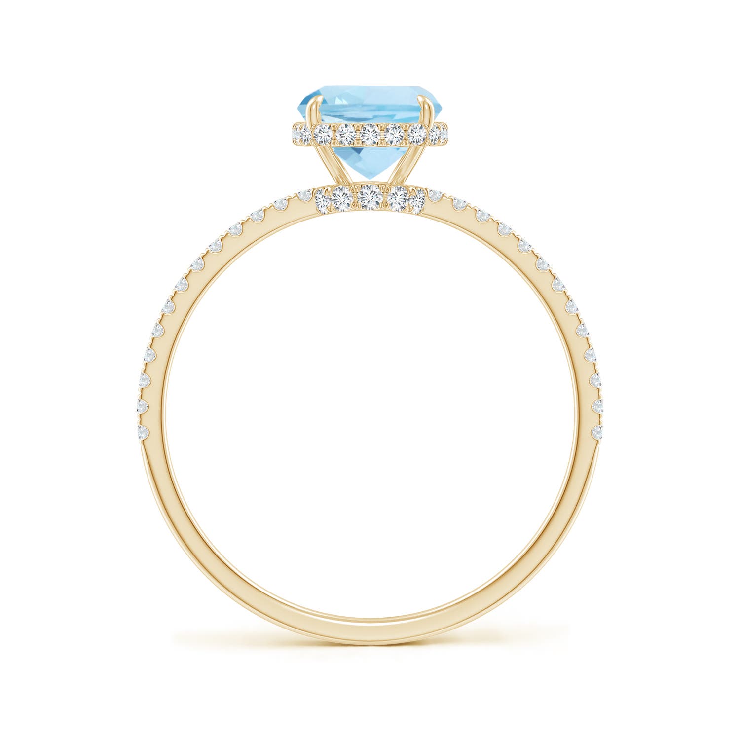 AAA - Aquamarine / 1.51 CT / 14 KT Yellow Gold