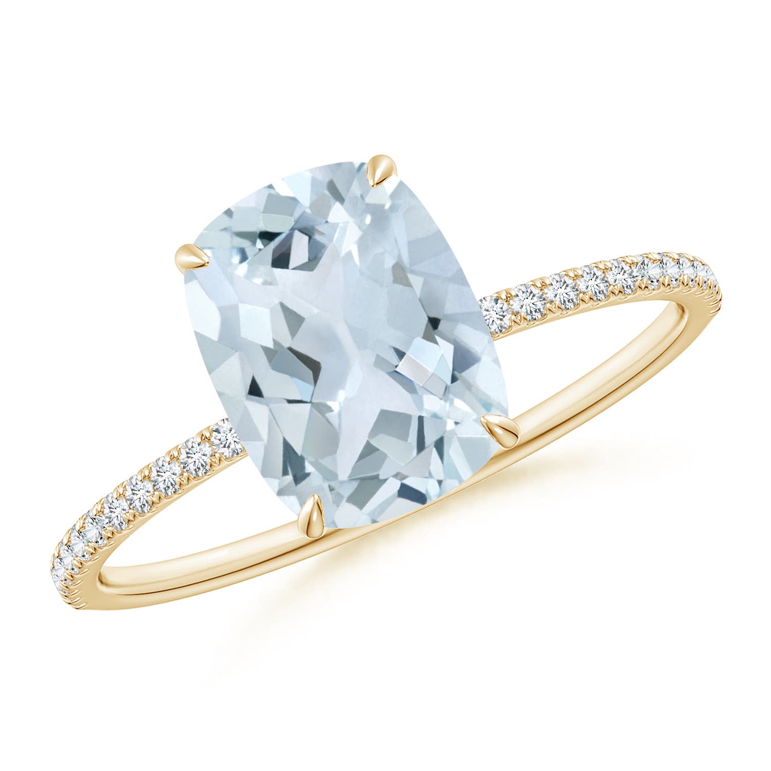 A - Aquamarine / 2.2 CT / 14 KT Yellow Gold