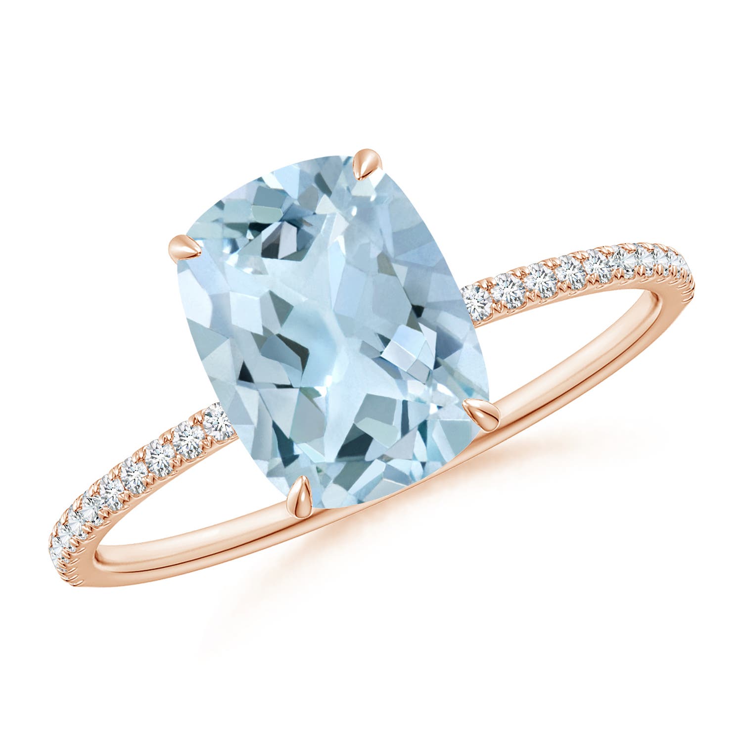 AA - Aquamarine / 2.2 CT / 14 KT Rose Gold