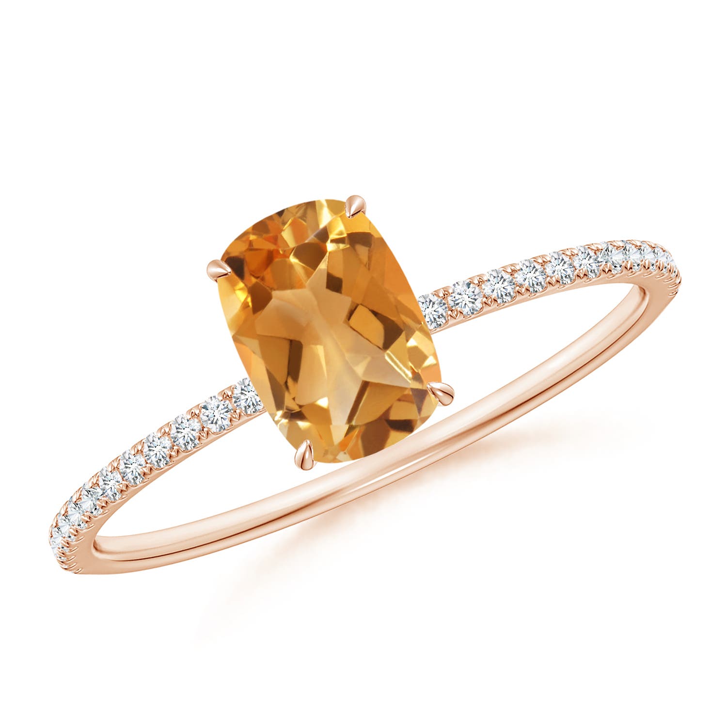 A - Citrine / 1.07 CT / 14 KT Rose Gold