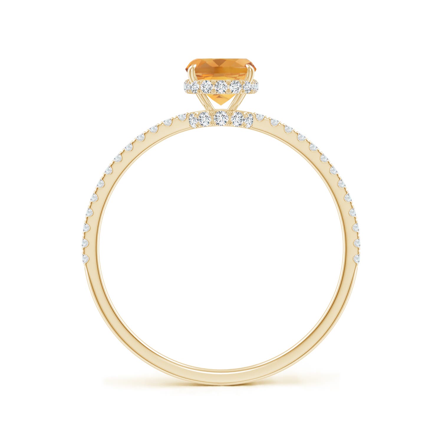 A - Citrine / 1.07 CT / 14 KT Yellow Gold