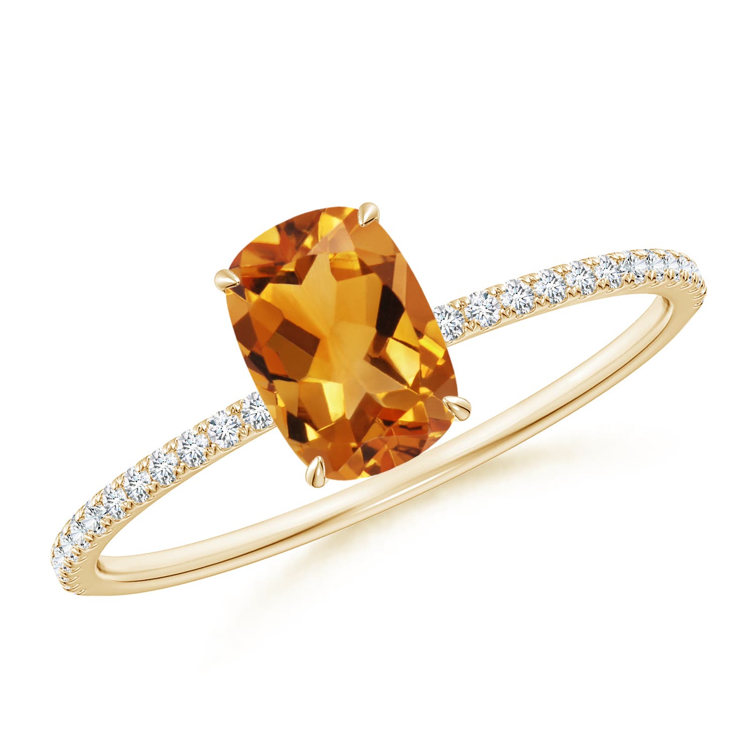 AA - Citrine / 1.07 CT / 14 KT Yellow Gold