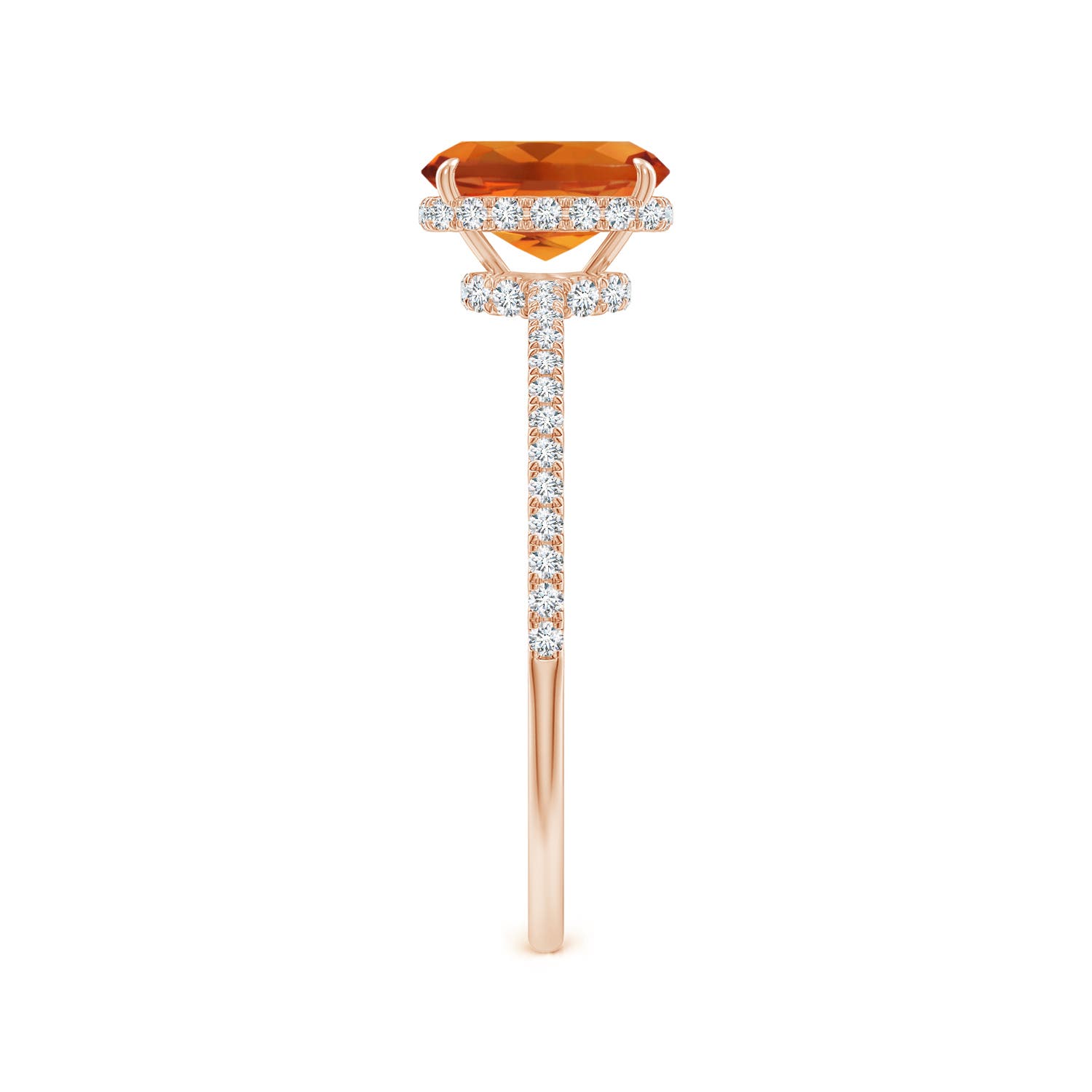 AAAA - Citrine / 1.07 CT / 14 KT Rose Gold