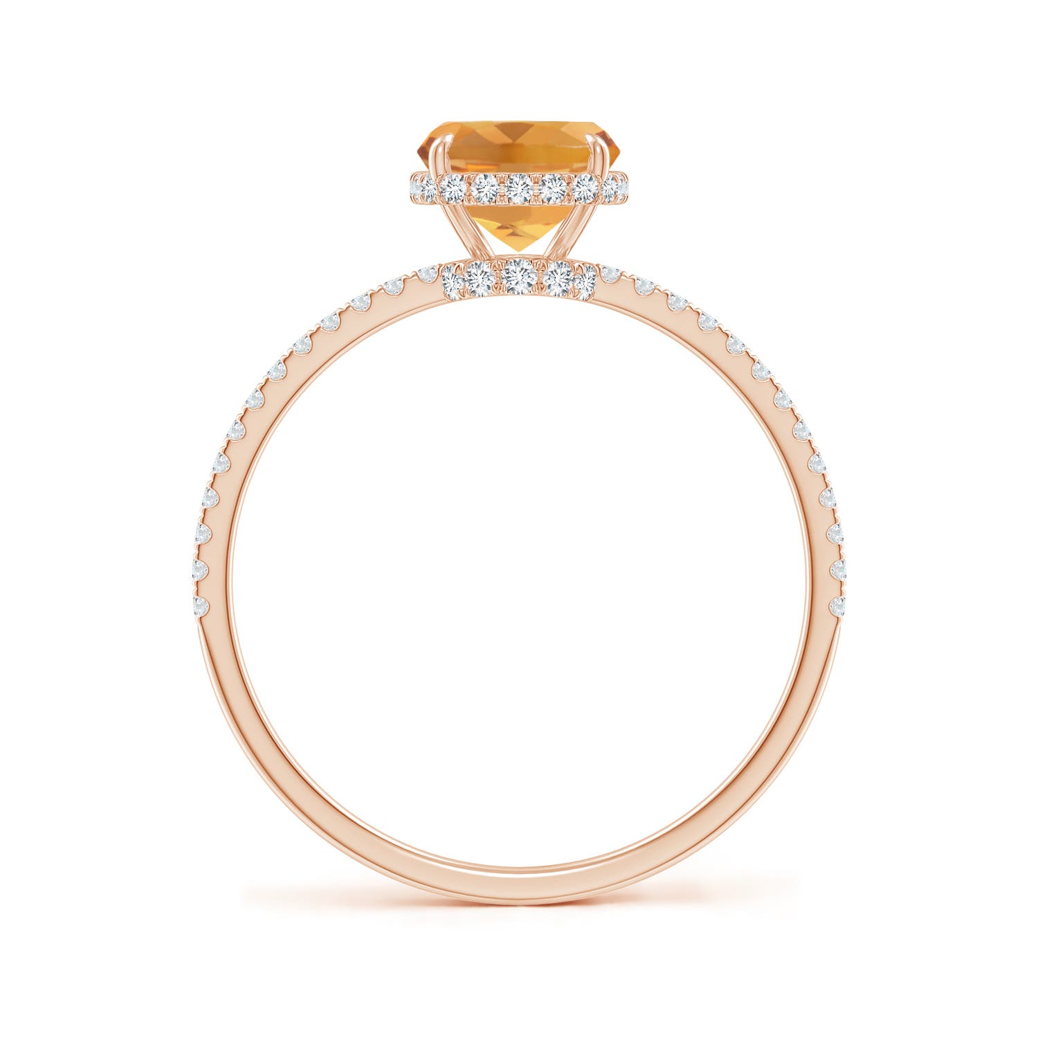 A - Citrine / 1.63 CT / 14 KT Rose Gold