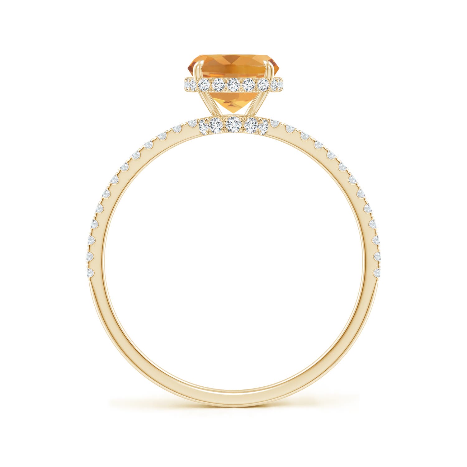 A - Citrine / 1.63 CT / 14 KT Yellow Gold