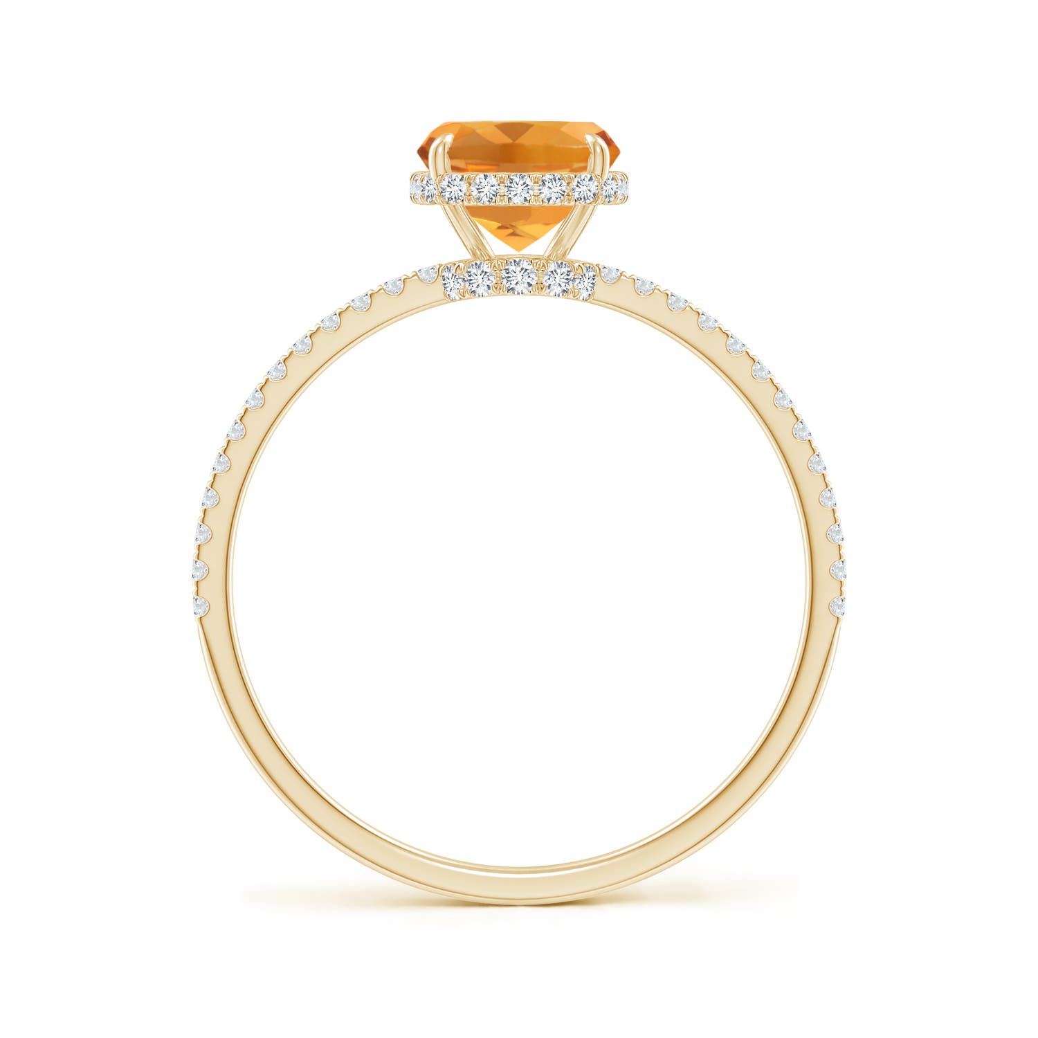 AA - Citrine / 1.63 CT / 14 KT Yellow Gold