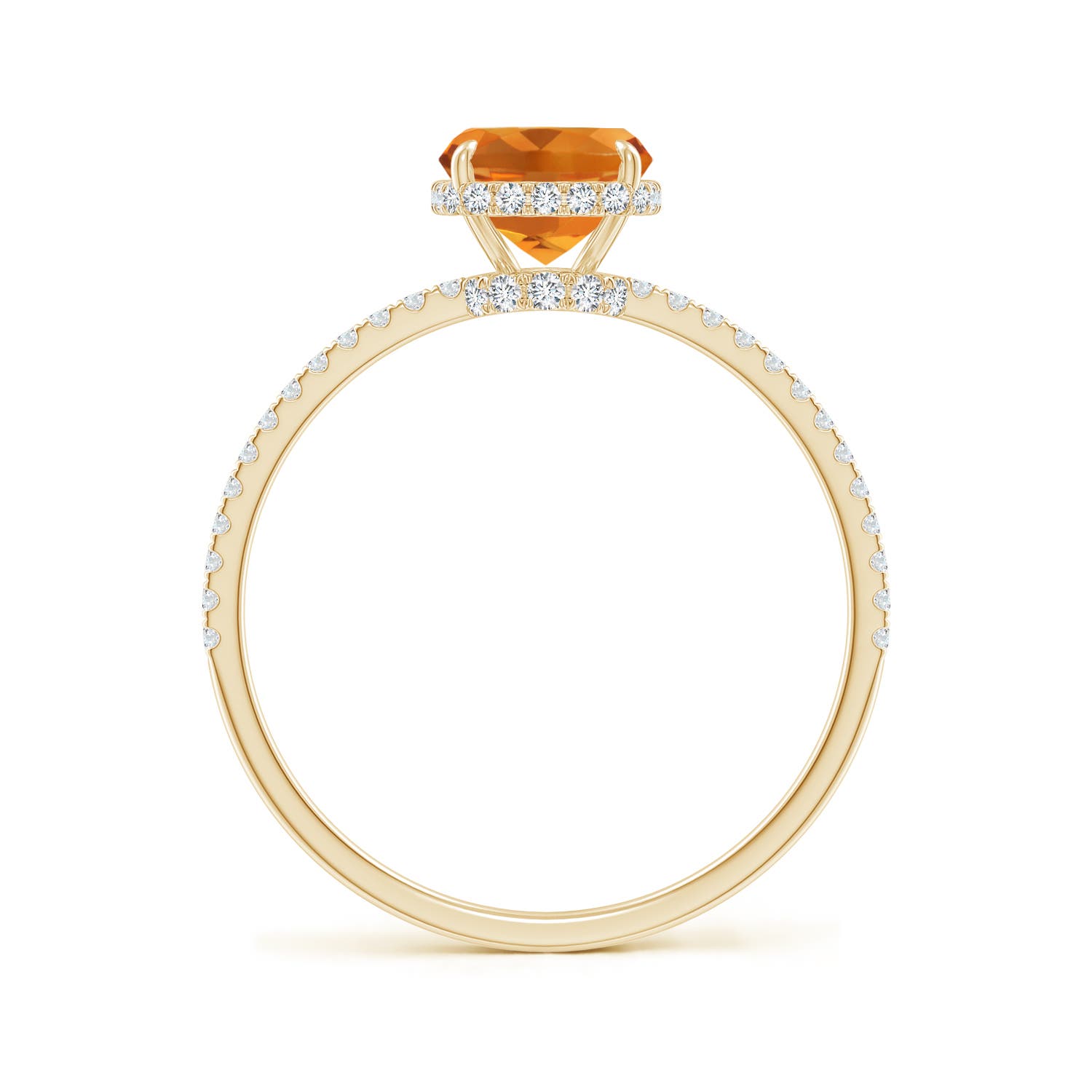 AAA - Citrine / 1.63 CT / 14 KT Yellow Gold