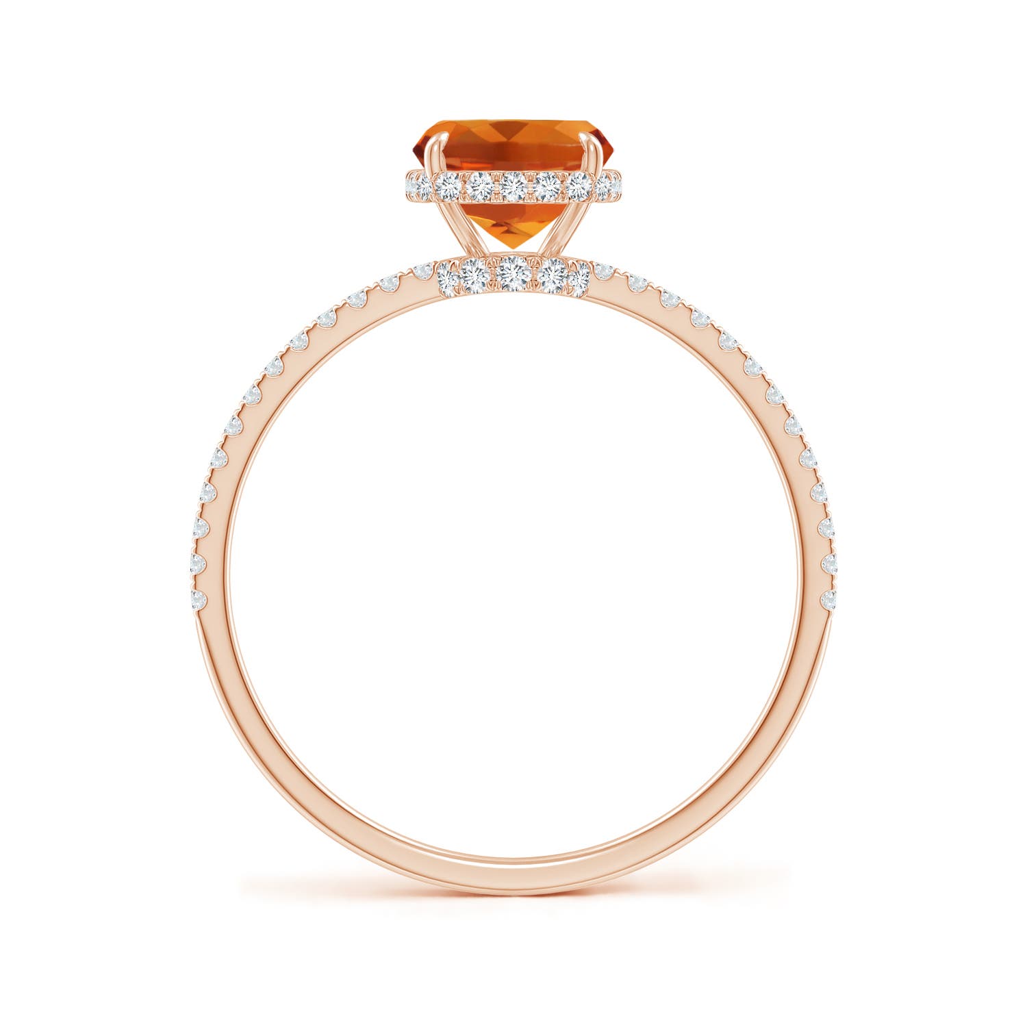 AAAA - Citrine / 1.63 CT / 14 KT Rose Gold