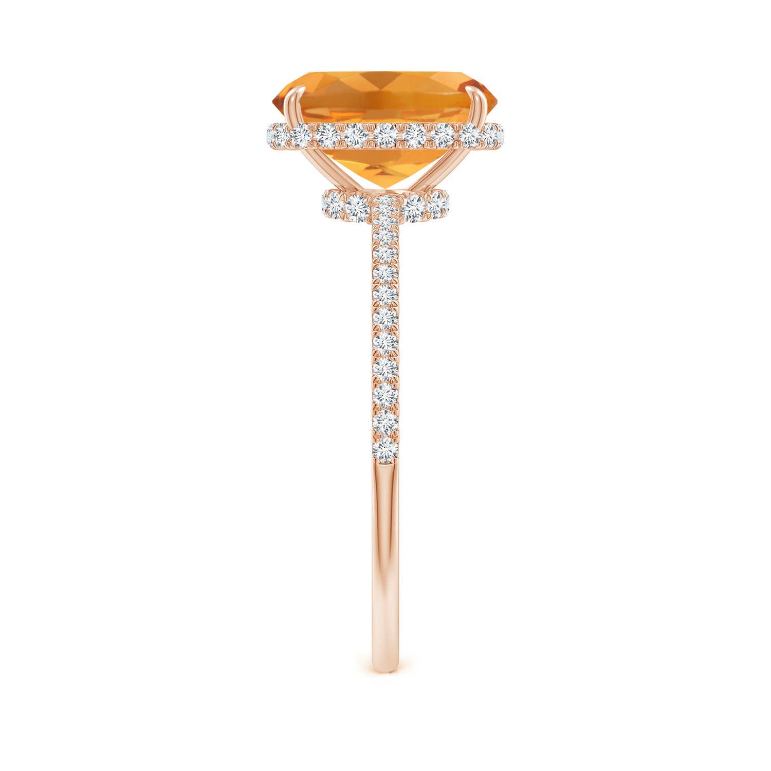 AA - Citrine / 2.3 CT / 14 KT Rose Gold