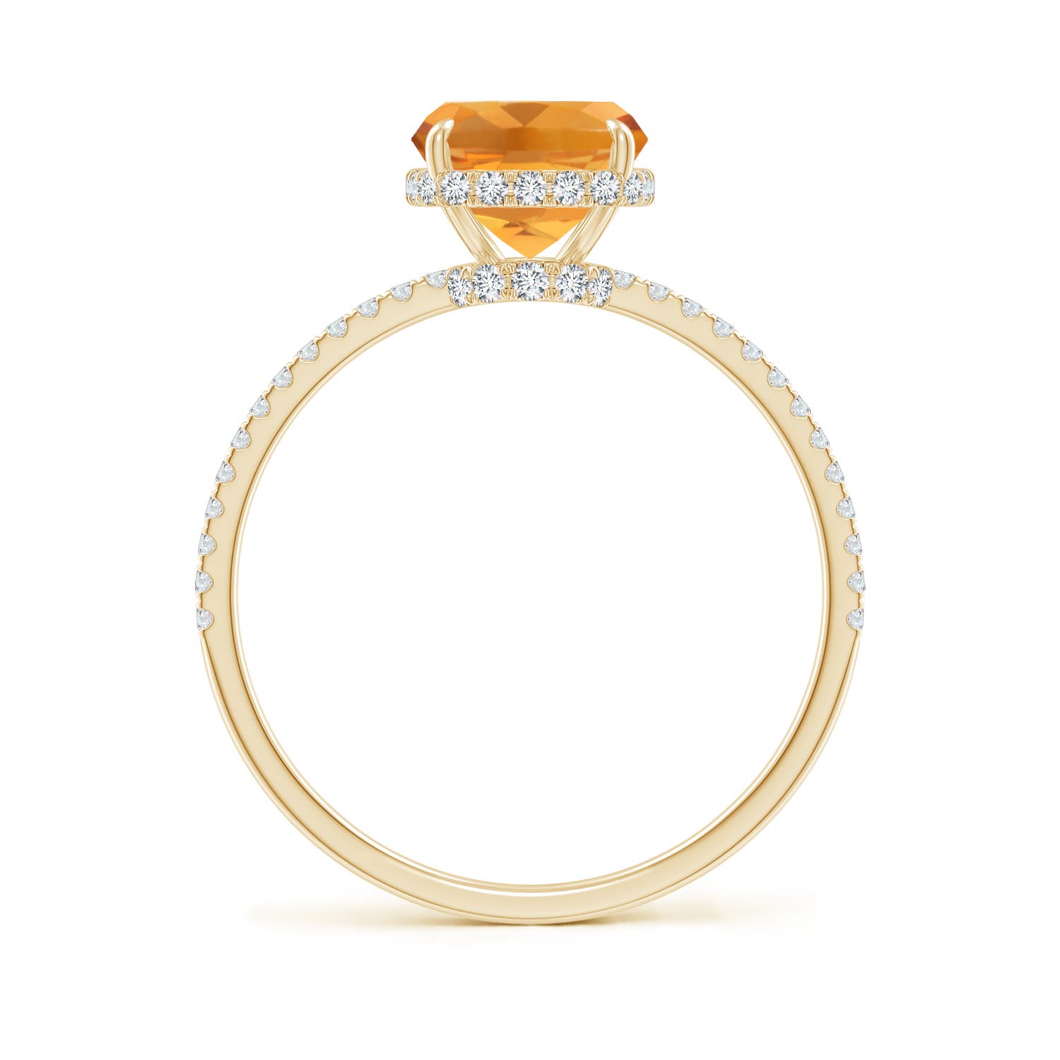 AA - Citrine / 2.3 CT / 14 KT Yellow Gold