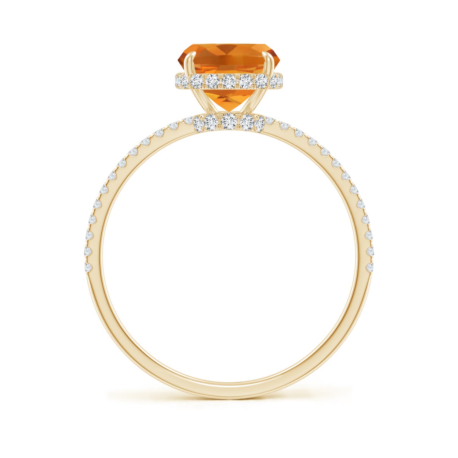 AAA - Citrine / 2.3 CT / 14 KT Yellow Gold