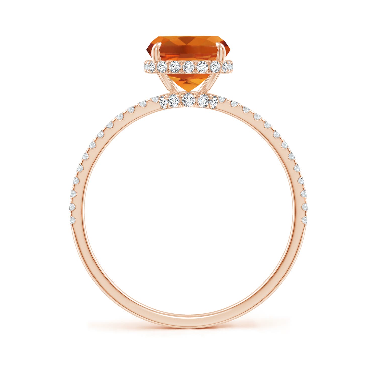 AAAA - Citrine / 2.3 CT / 14 KT Rose Gold