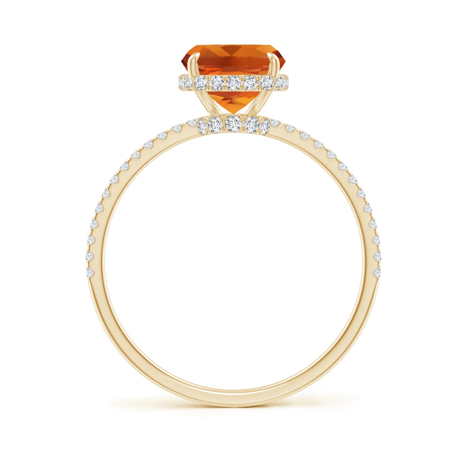 AAAA - Citrine / 2.3 CT / 14 KT Yellow Gold