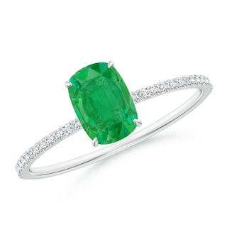 Cushion Rectangular AA Emerald