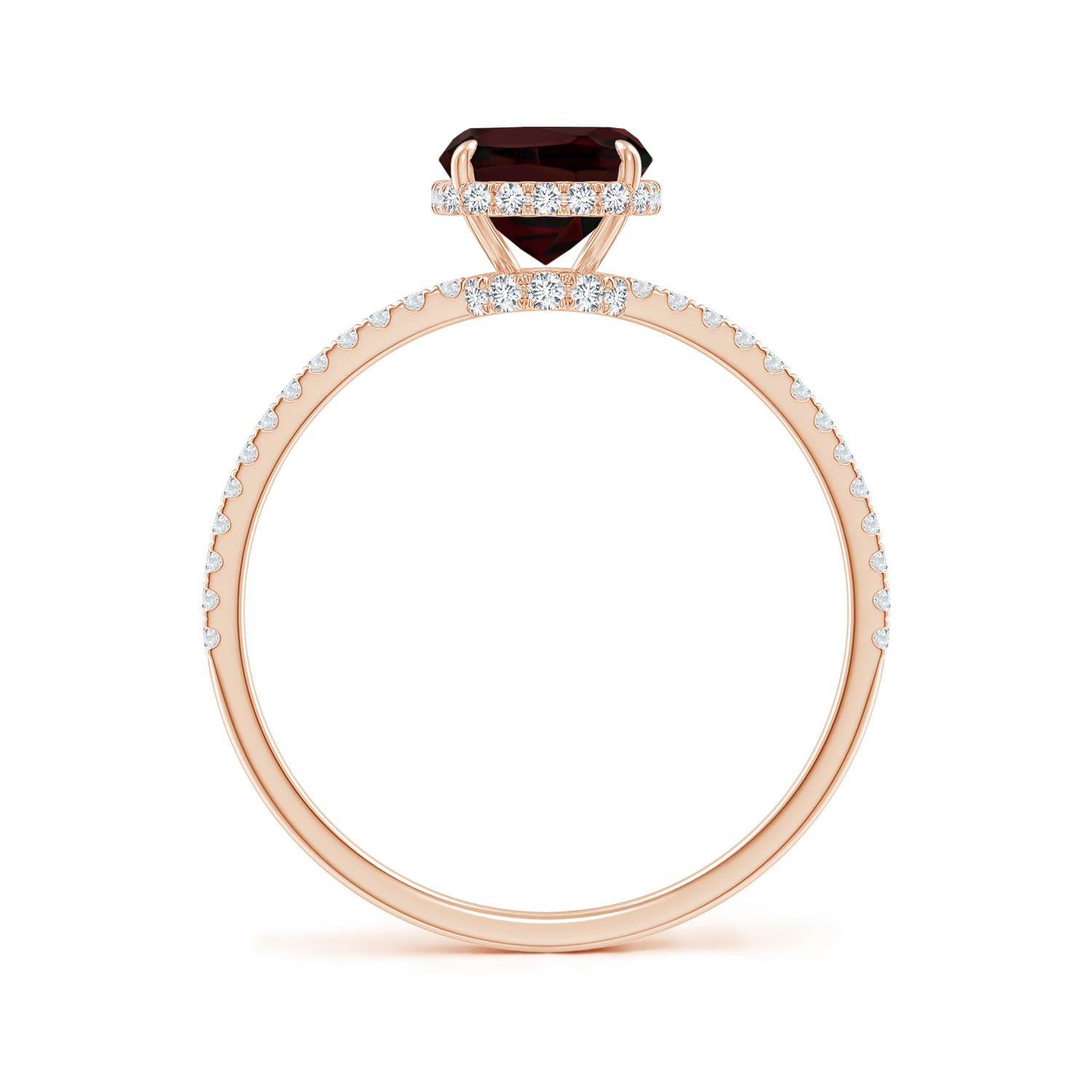 A - Garnet / 1.91 CT / 14 KT Rose Gold