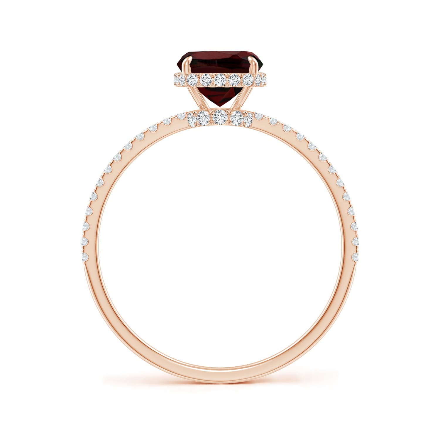 AA - Garnet / 1.91 CT / 14 KT Rose Gold