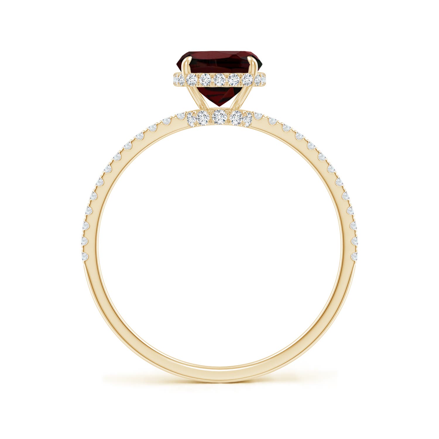 AA - Garnet / 1.91 CT / 14 KT Yellow Gold