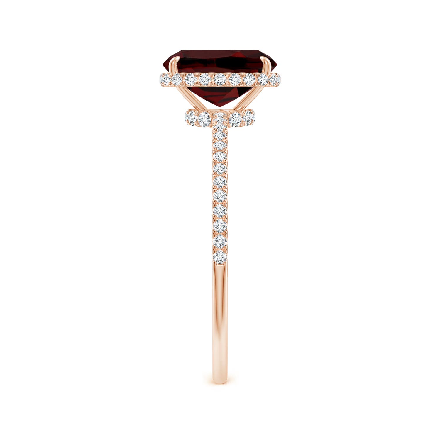 AAA - Garnet / 1.91 CT / 14 KT Rose Gold