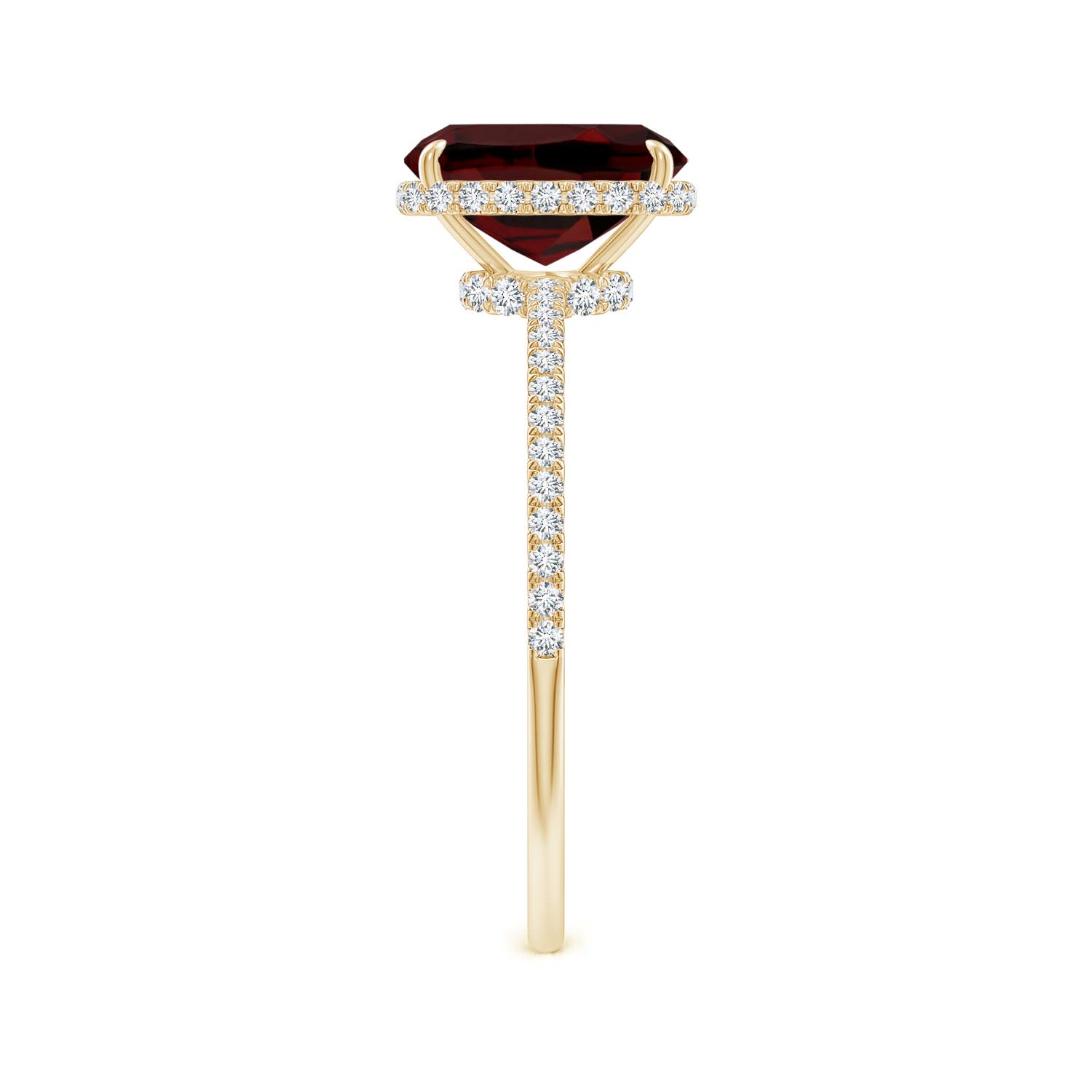 AAA - Garnet / 1.91 CT / 14 KT Yellow Gold