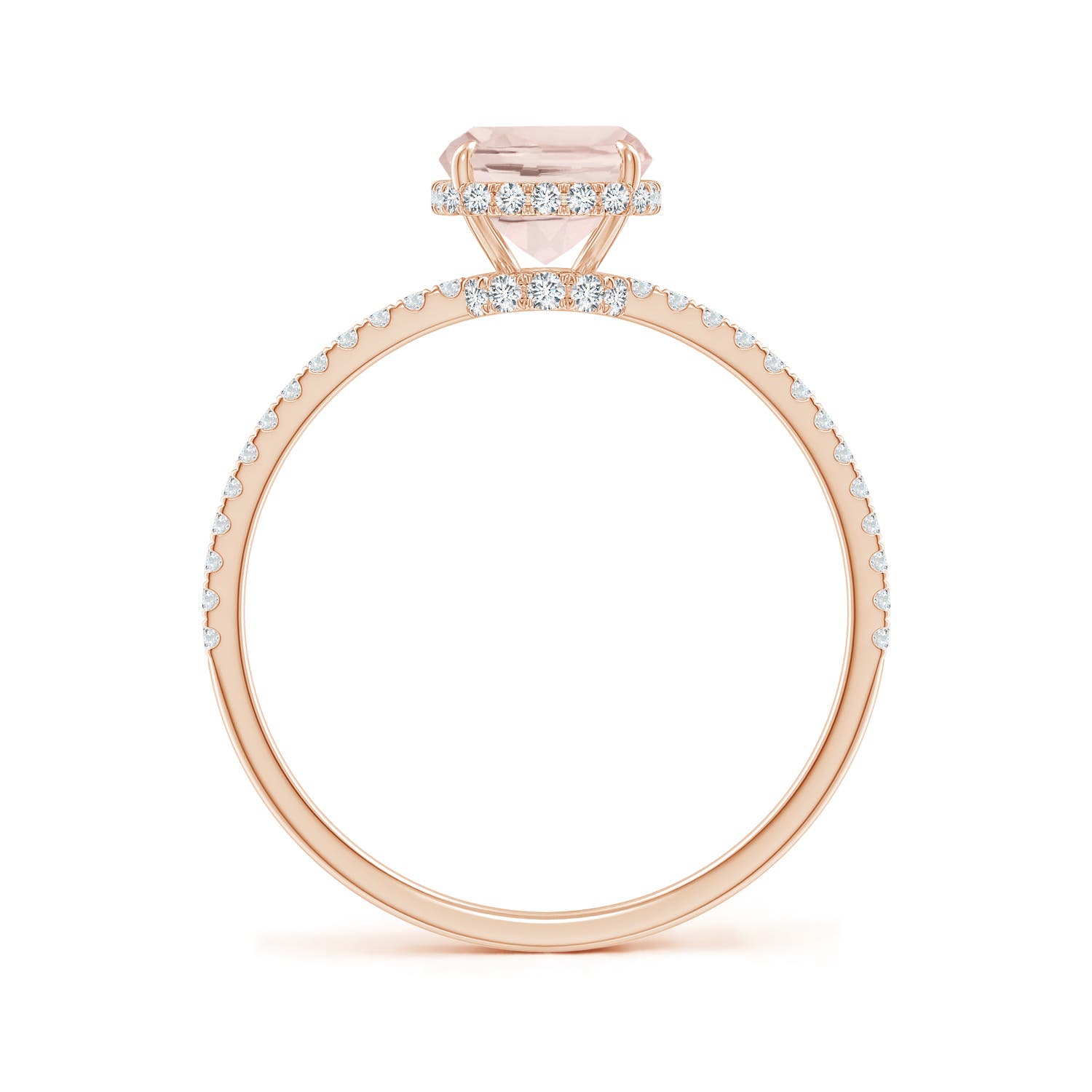 A - Morganite / 1.51 CT / 14 KT Rose Gold