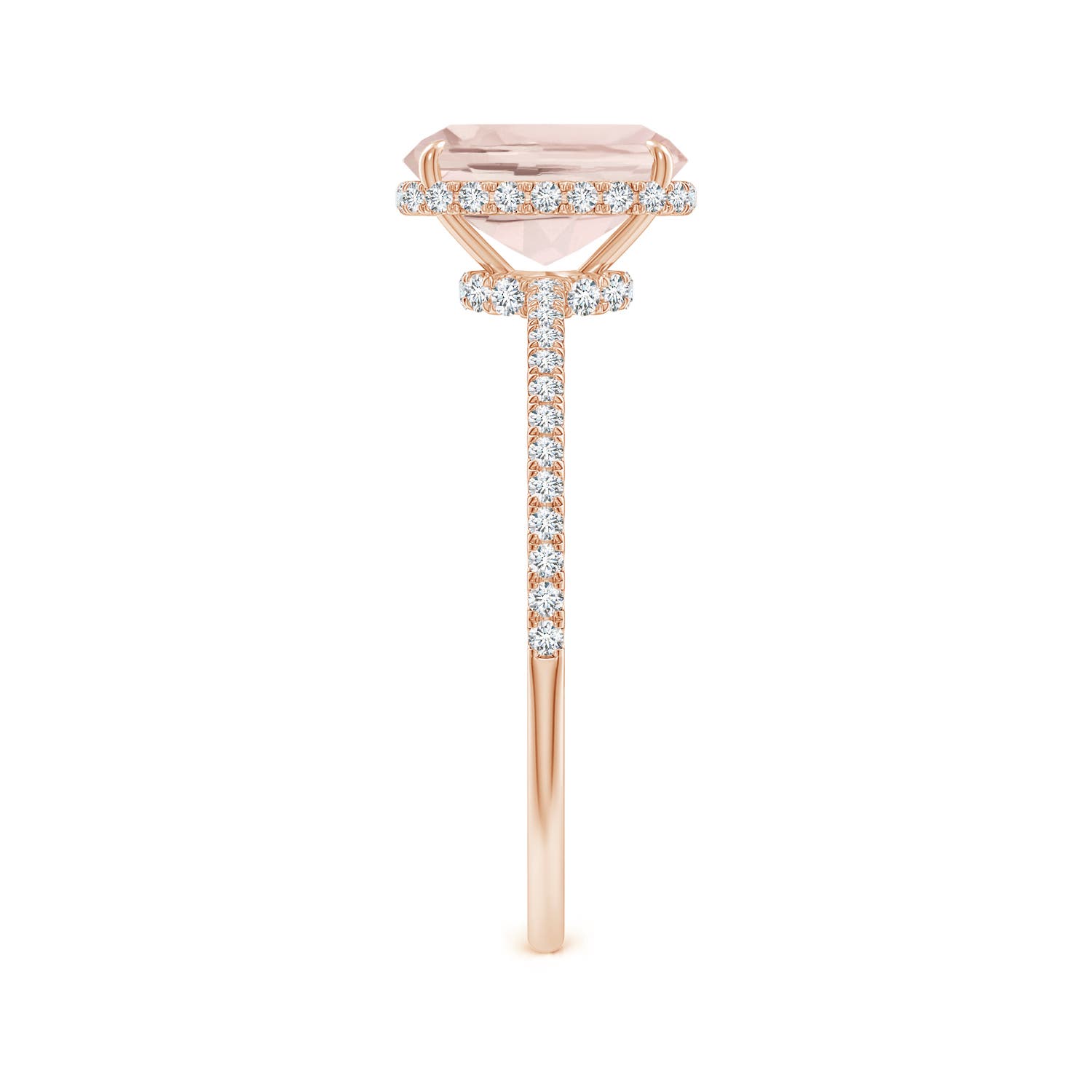 A - Morganite / 1.51 CT / 14 KT Rose Gold