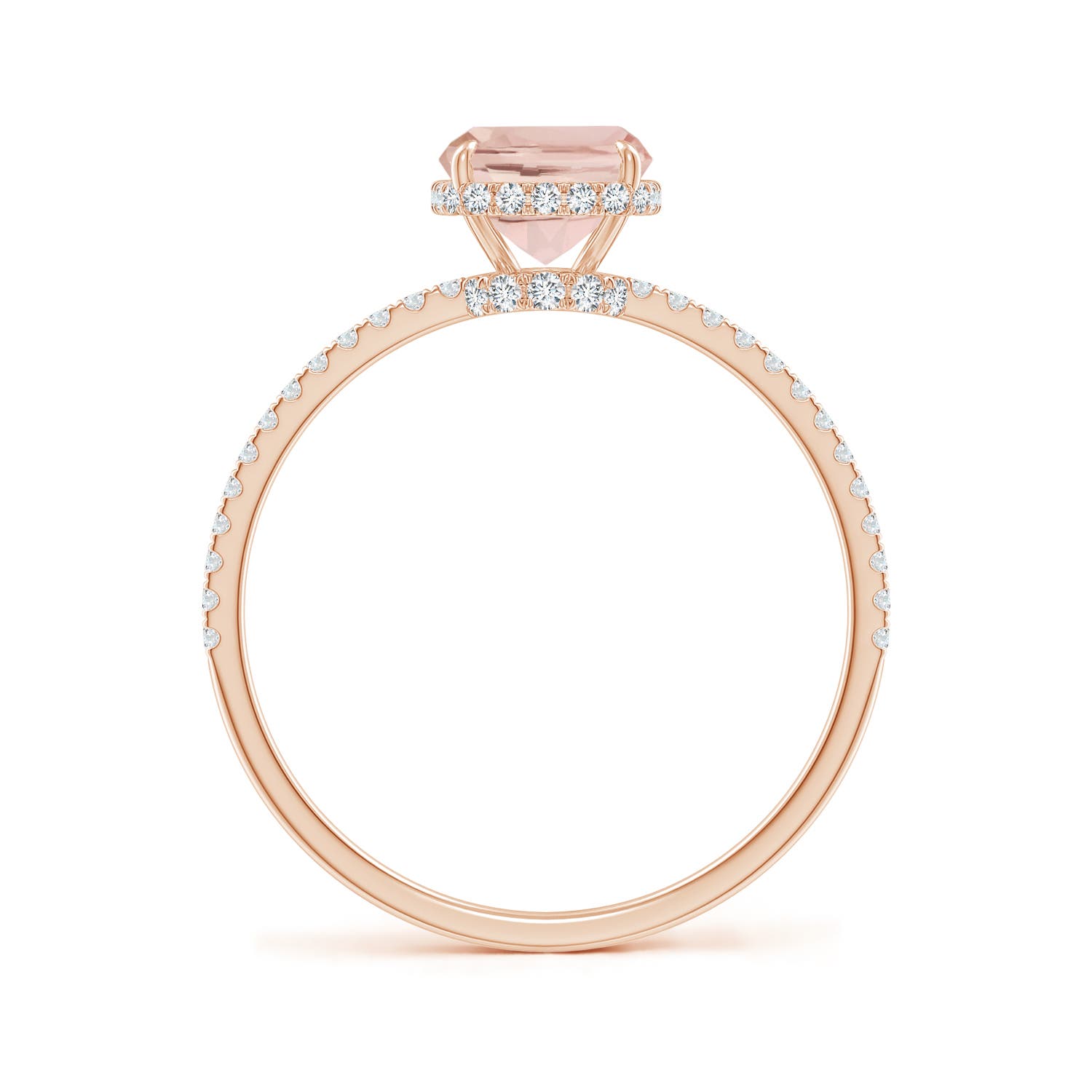 AA - Morganite / 1.51 CT / 14 KT Rose Gold