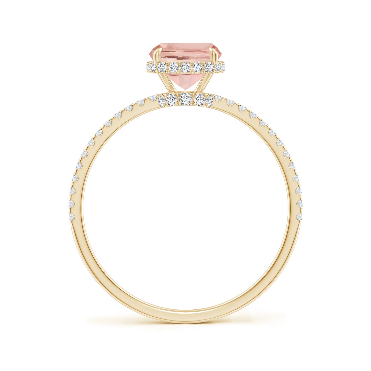 AAA - Morganite / 1.51 CT / 14 KT Yellow Gold