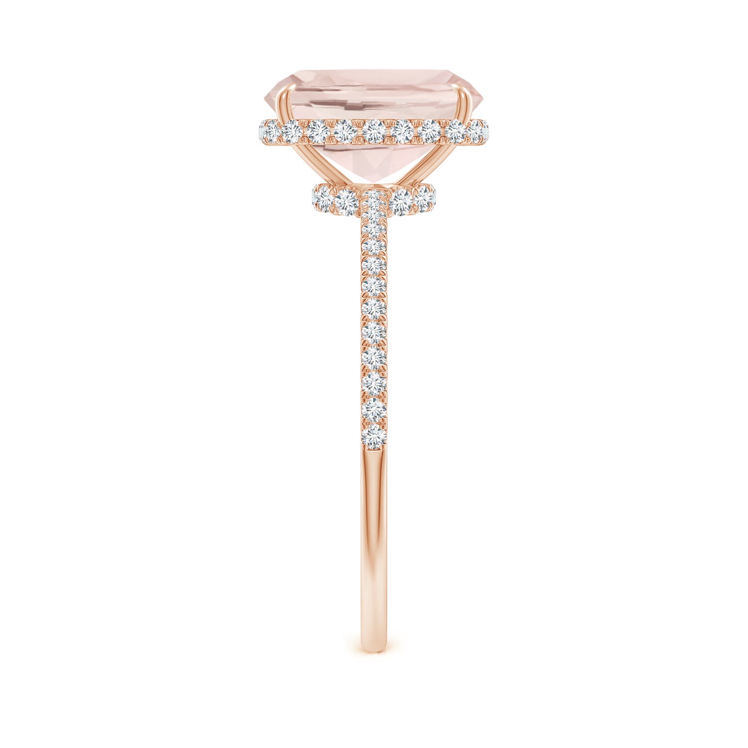 A - Morganite / 2.15 CT / 14 KT Rose Gold