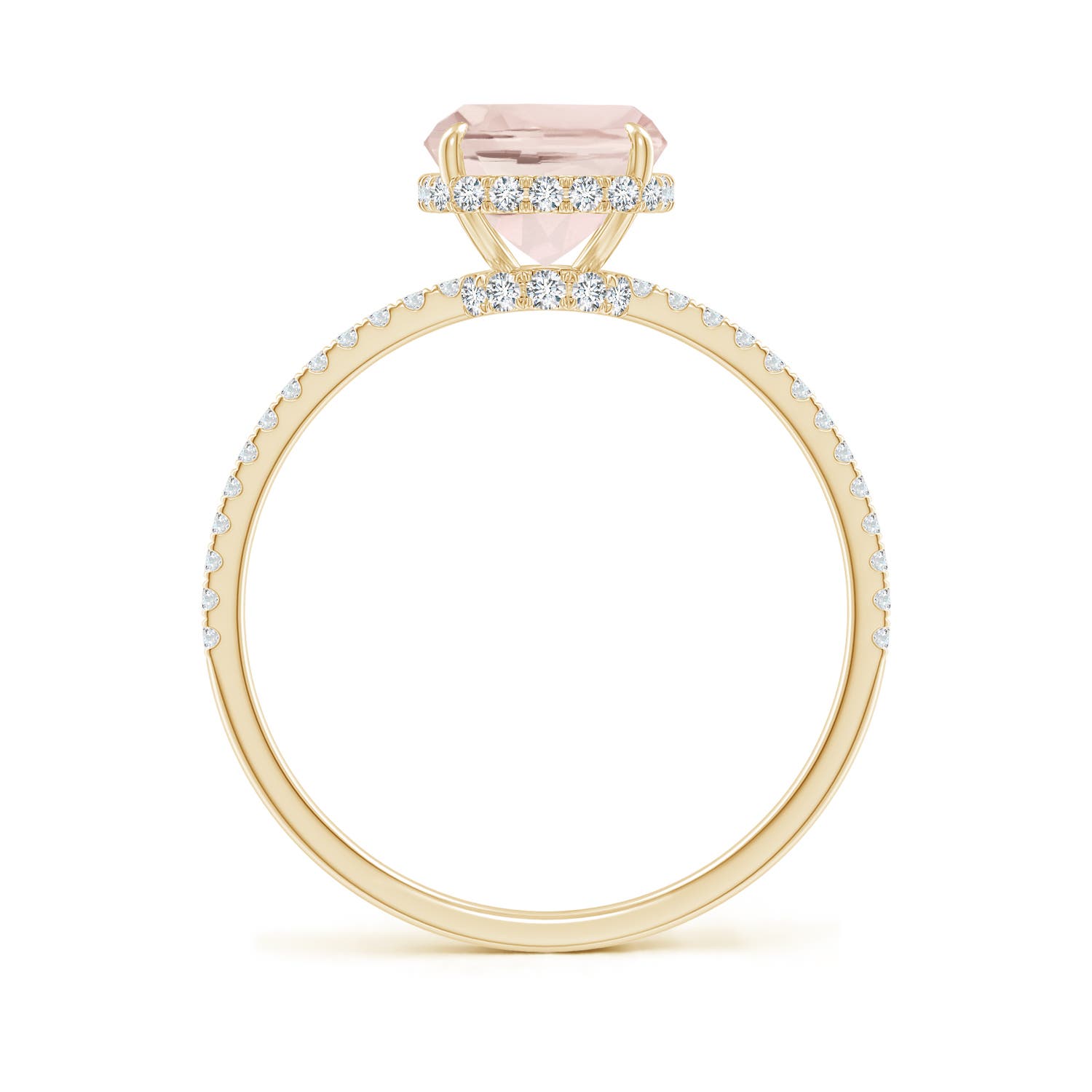 A - Morganite / 2.15 CT / 14 KT Yellow Gold