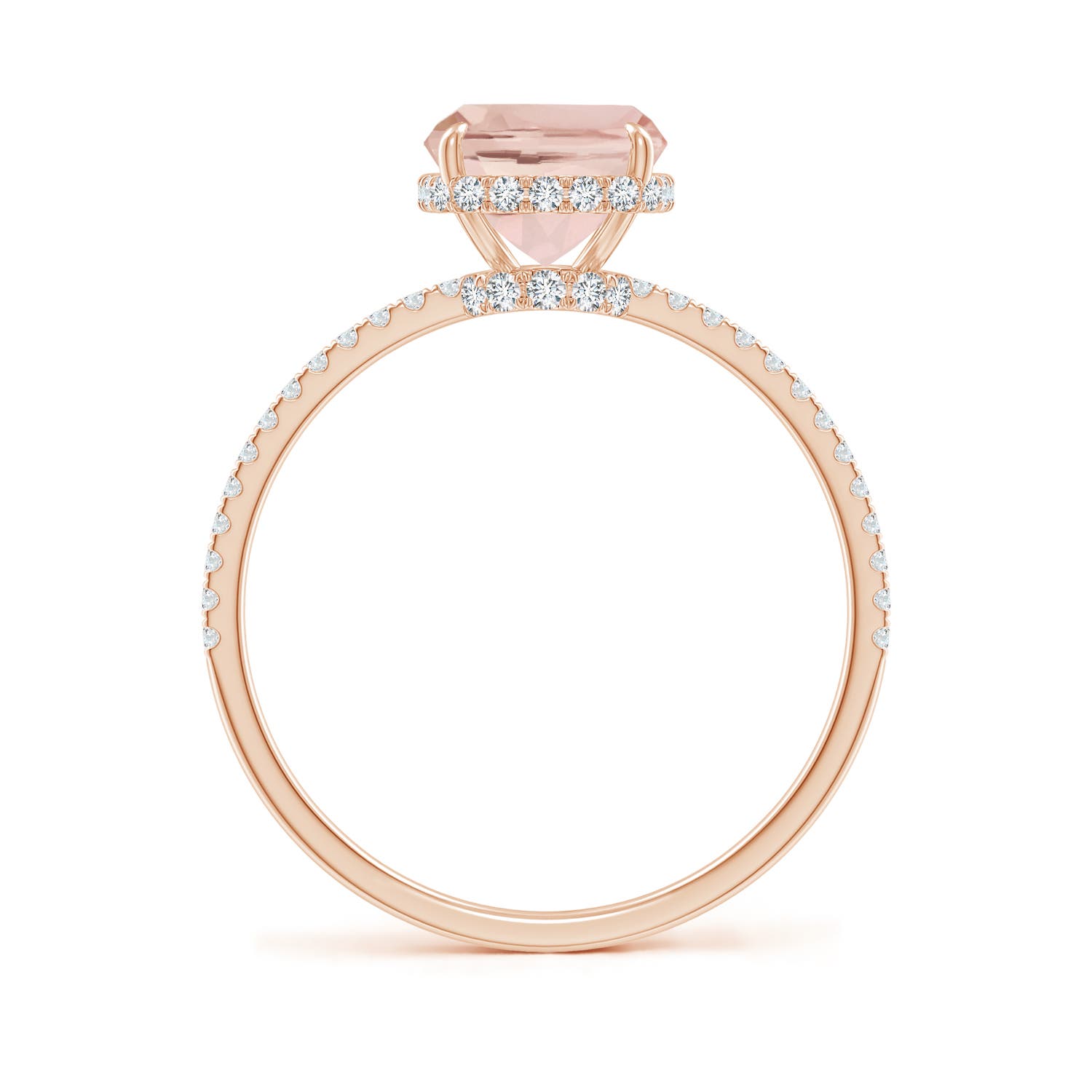 AA - Morganite / 2.15 CT / 14 KT Rose Gold