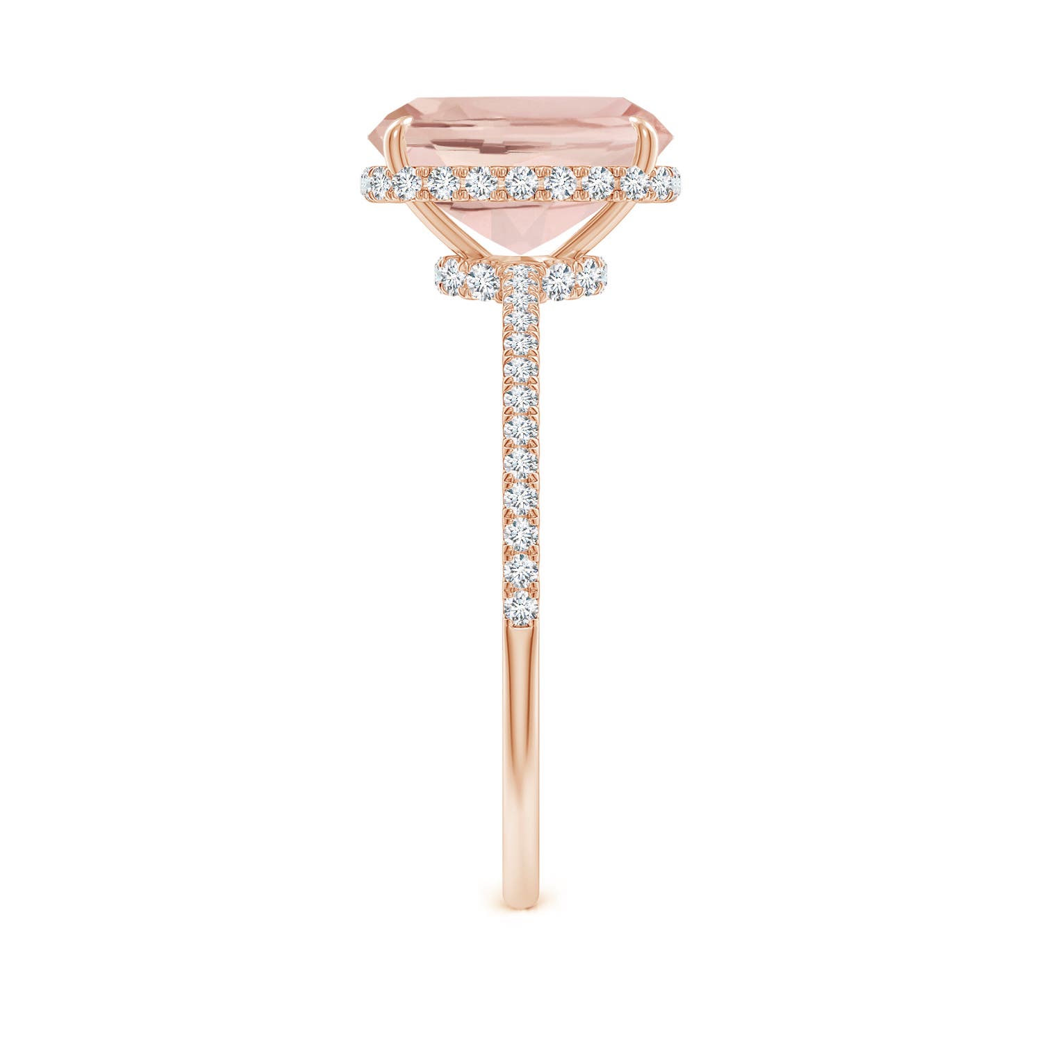 AA - Morganite / 2.15 CT / 14 KT Rose Gold