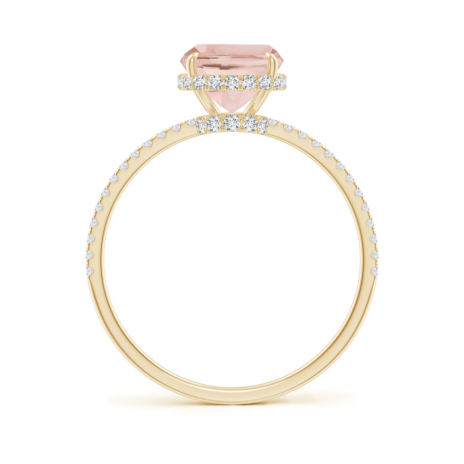 AA - Morganite / 2.15 CT / 14 KT Yellow Gold