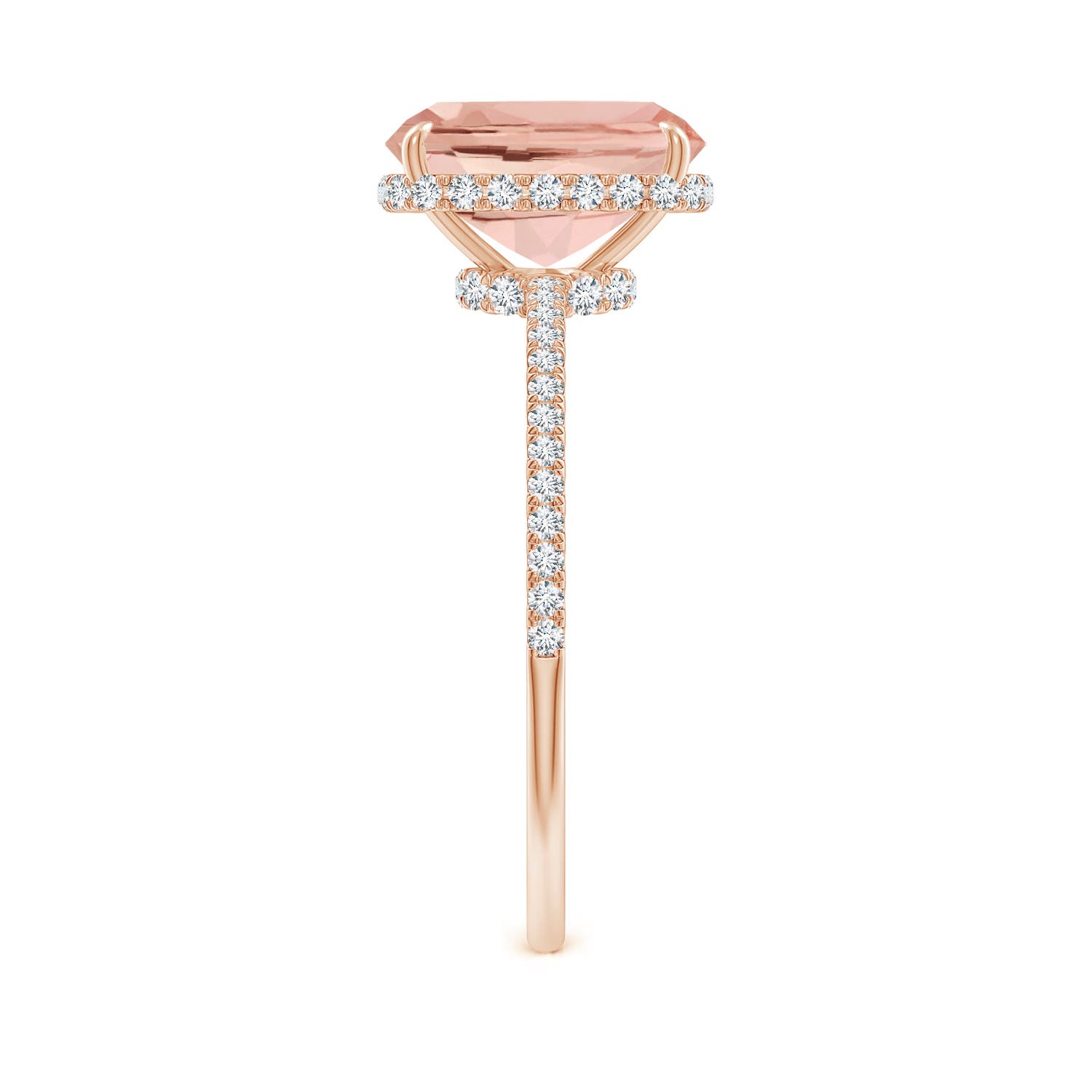 AAAA - Morganite / 2.15 CT / 14 KT Rose Gold