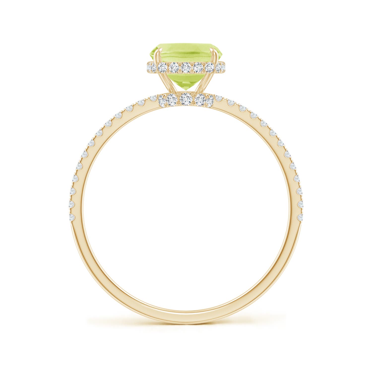 A - Peridot / 1.73 CT / 14 KT Yellow Gold